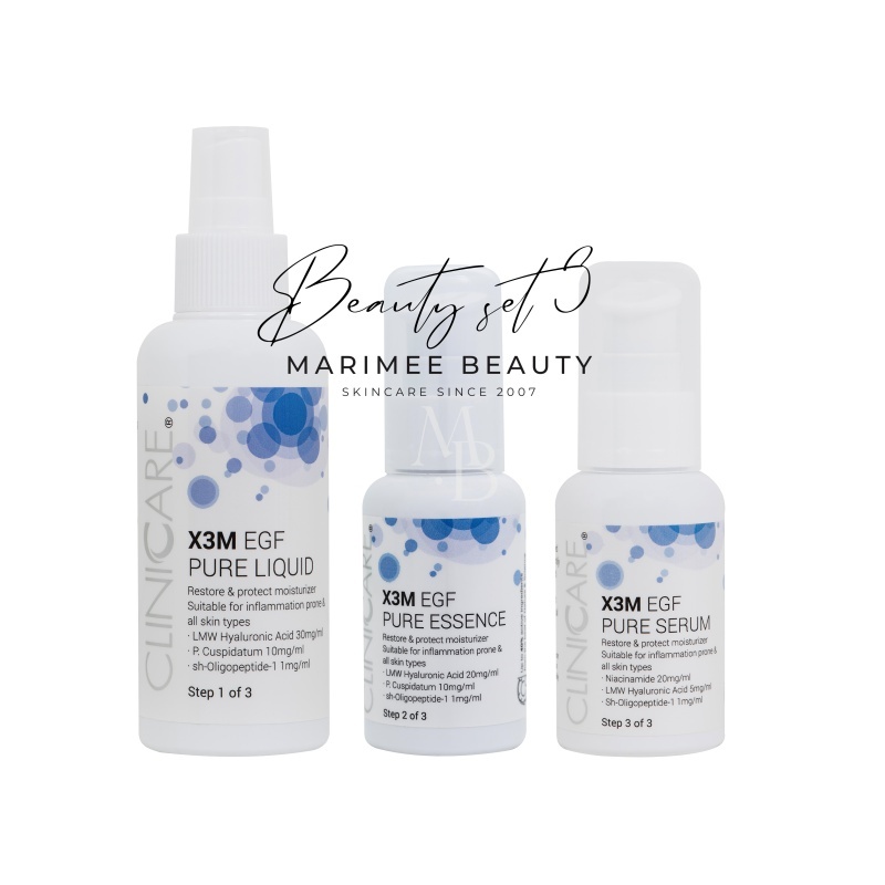 CLINICCARE. X3M EGF PURE Komplekt! PARIM HIND!!!
